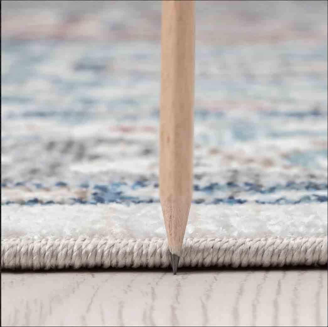 Tyse Area Rugs Garden Gray GRD6509 thick pic