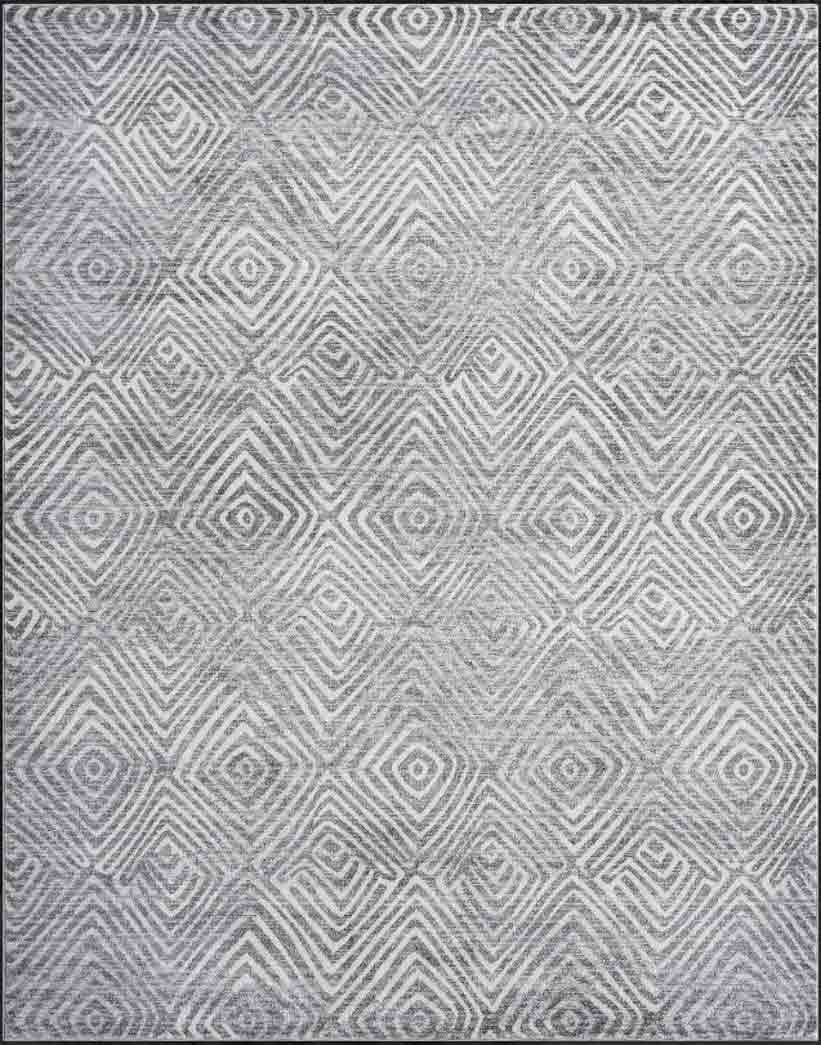 Tyse Area Rugs Garden Gray GRD6709