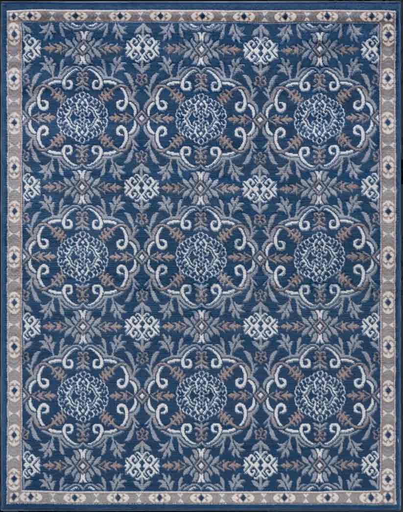 Tyse Area Rugs Hampton Navy HMP3807