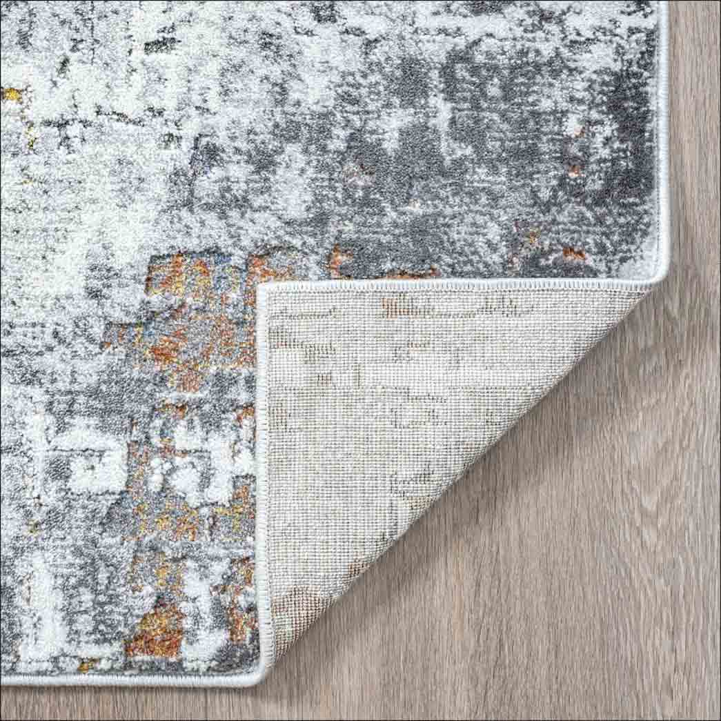 Tyse Area Rugs Hillside Gray HLS0509 backing