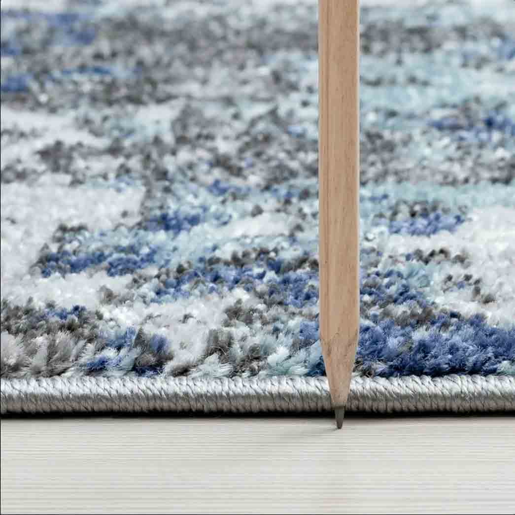 Tyse Area Rugs Jaize Blue JZE1106 thick pic