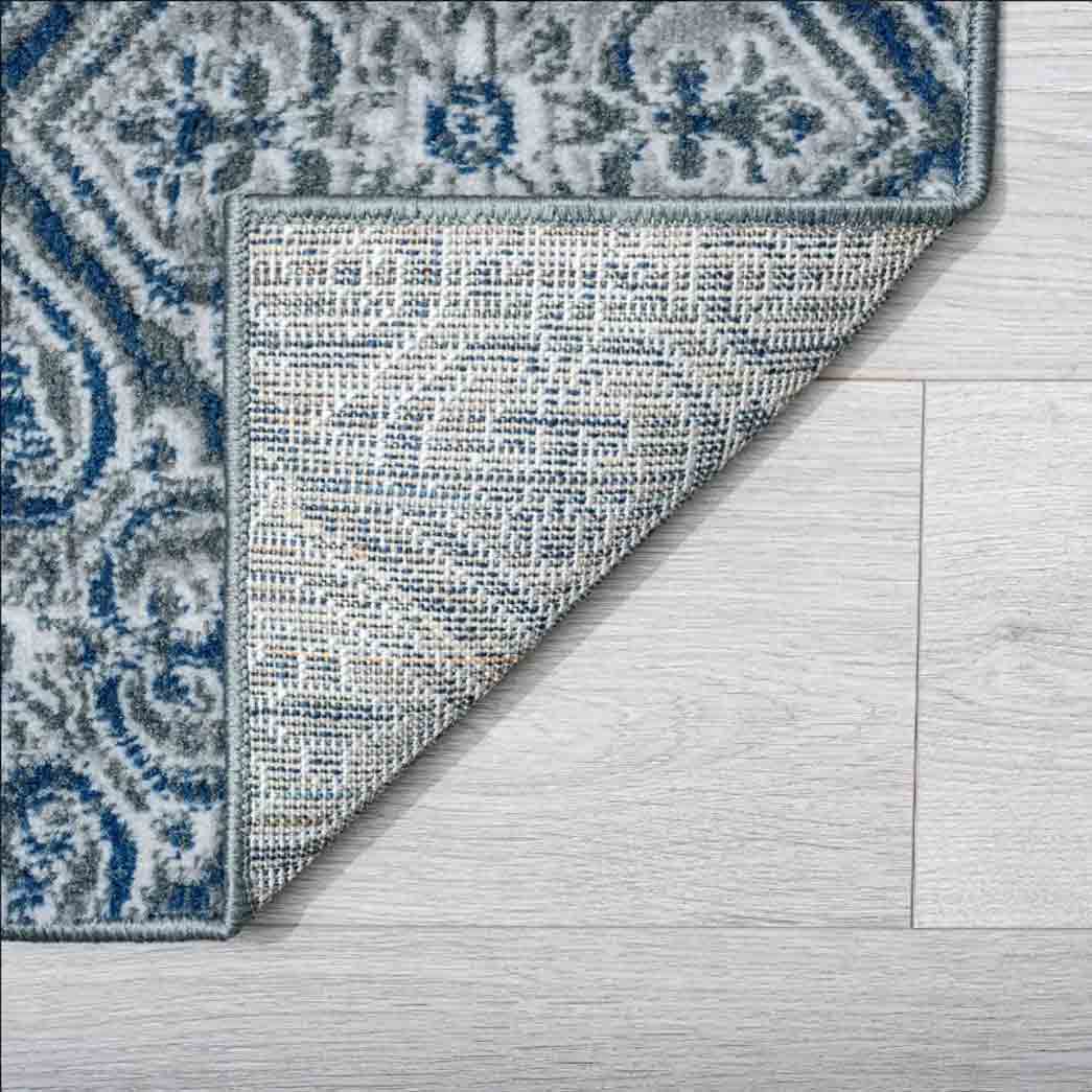 Tyse Area Rugs Madison Dark Gray MDN4841 backing