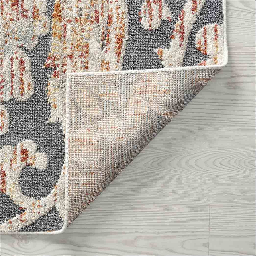 Tyse Area Rugs Maya Cream MAY1417 backing