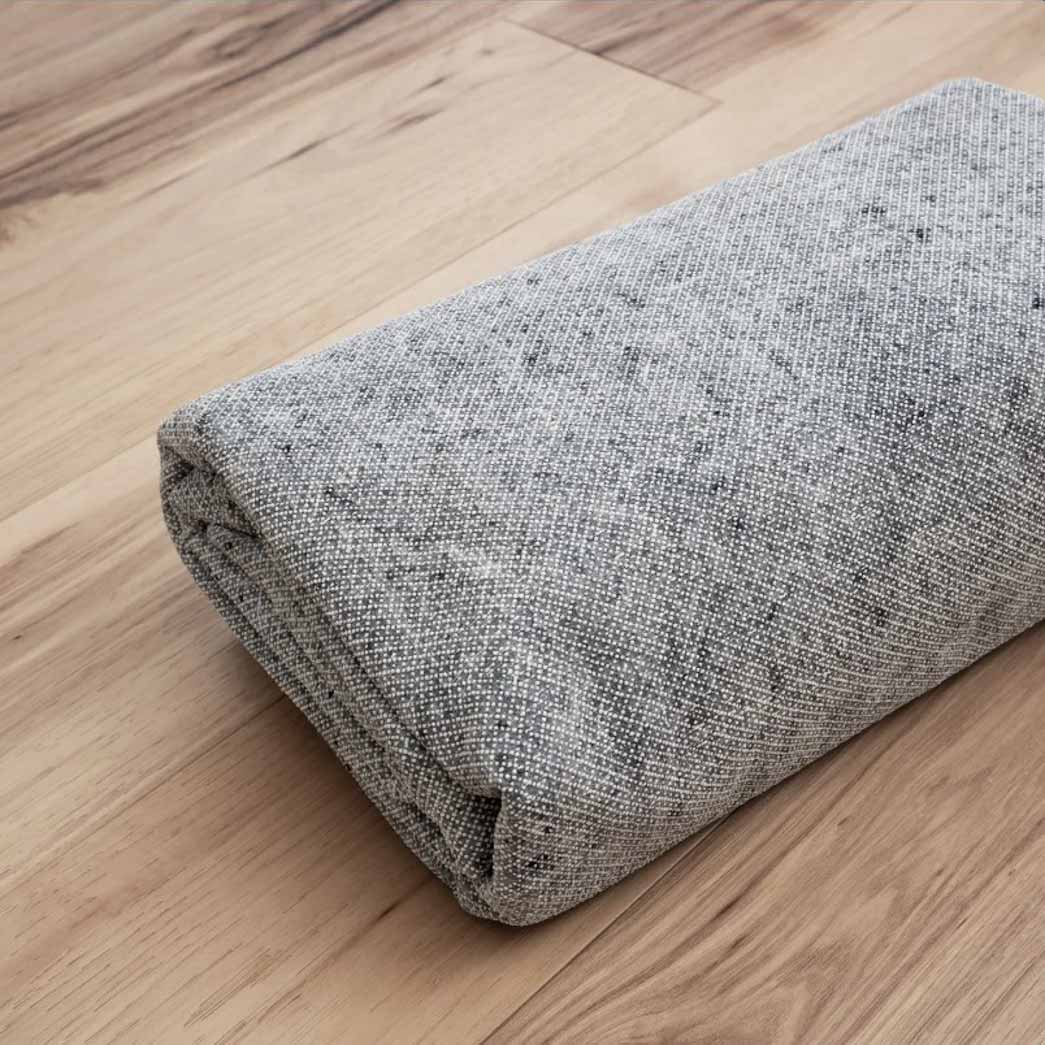 Tyse Area Rugs Padding Gray DGP1001 Folded