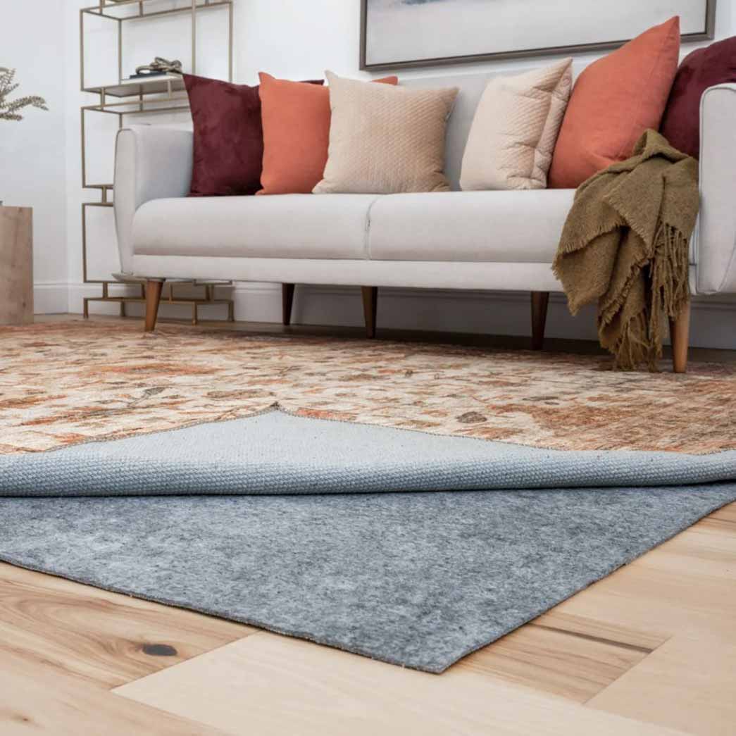 Tyse Area Rugs Padding Gray PGP1001