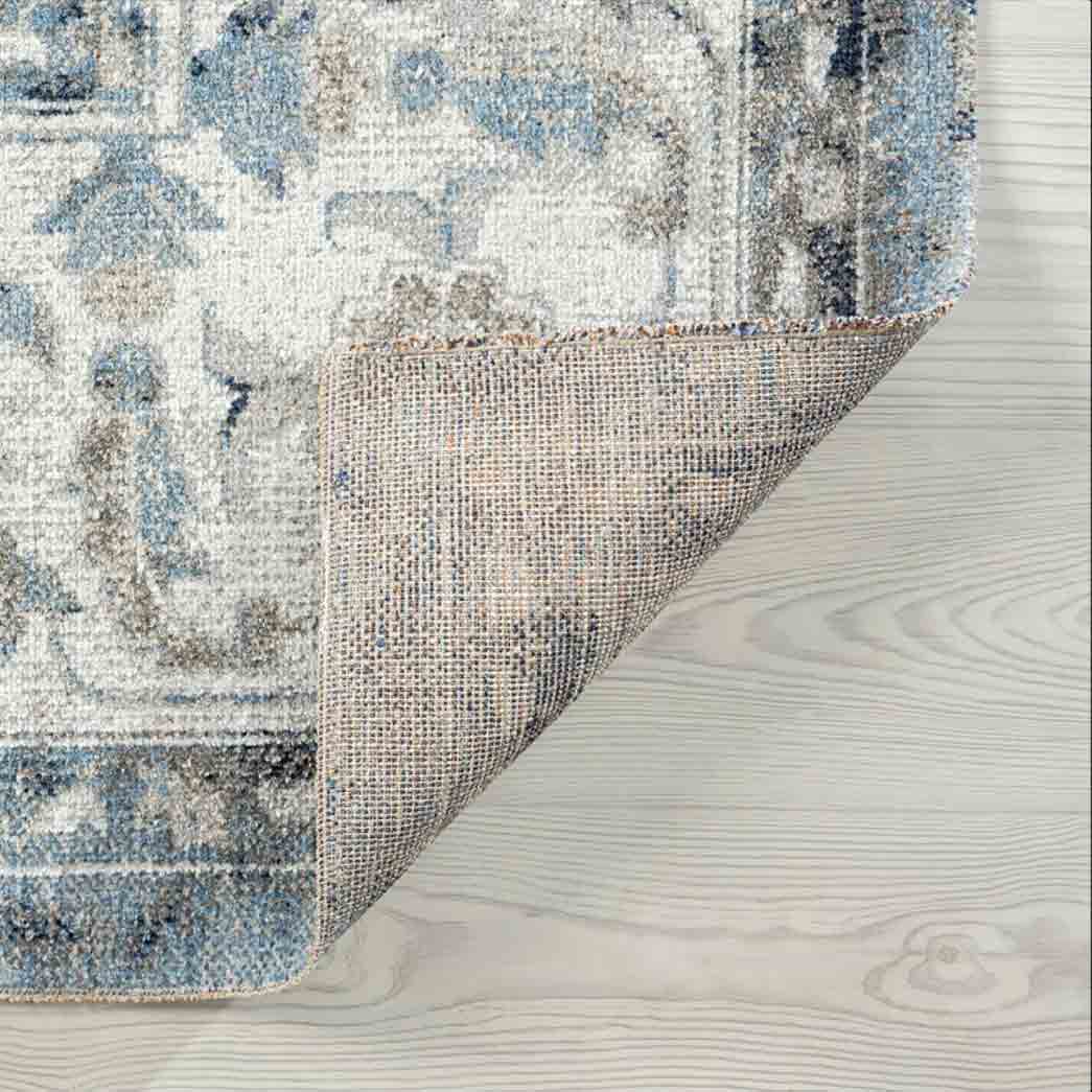 Tyse Area Rugs Palazzo Navy PLZ2107 backing