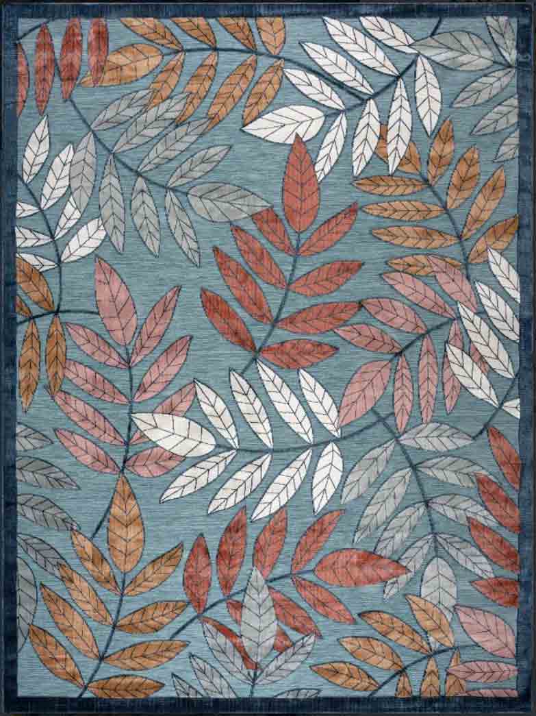 Tyse Area Rugs Tropic Aqua TRP1235