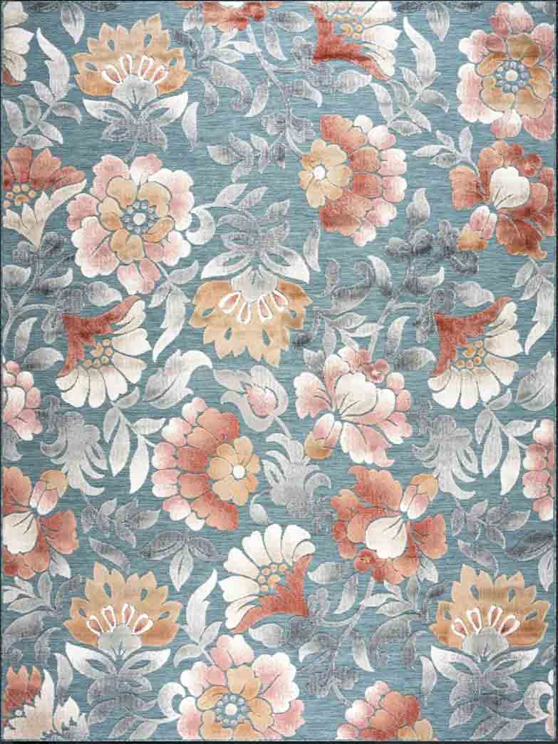 Tyse Area Rugs Tropic Aqua TRP1435