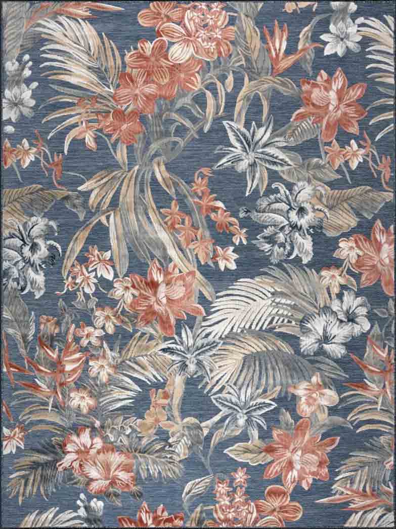 Tyse Area Rugs Tropic Blue TRP1007