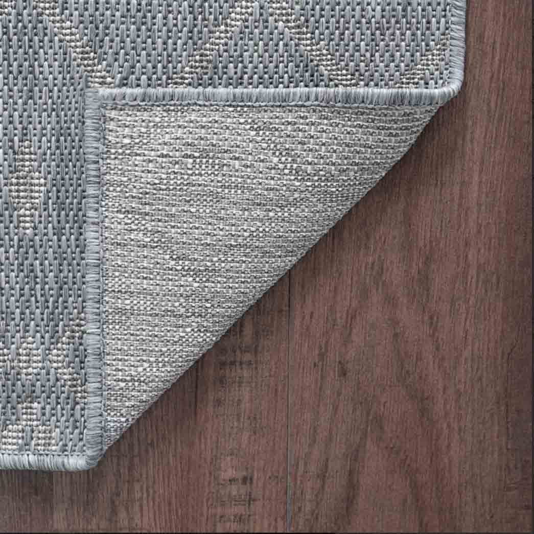 Tyse Area Rugs Veranda Gray VND2009 backing