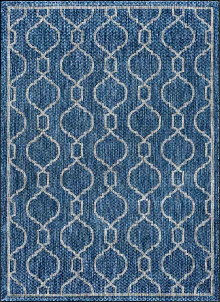 Tyse Area Rugs Veranda Indigo VND1614