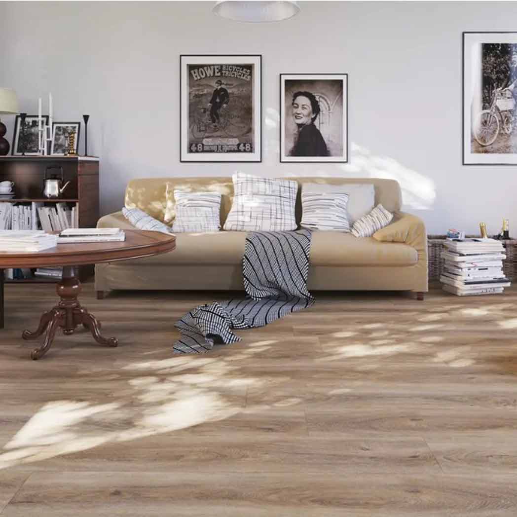 Windlass Flooring Rigid Core LVP Pollux Goldenrod WNDLS7POLGROD room