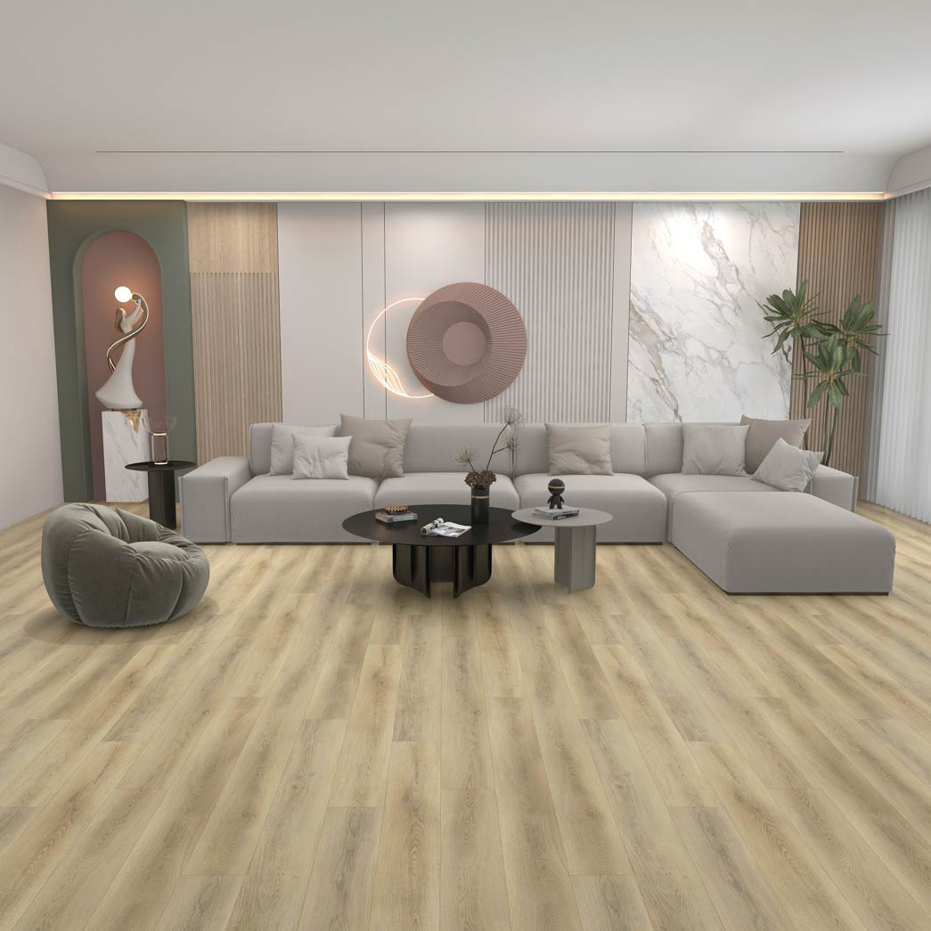 Xulon Flooring Mountaineer XF04M Denali EIR Painted Bevel Room Scene