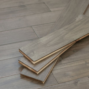 Terra Floors Golden Essence London Fog Solid Acacia 5" Solid Prefinished Hardwood Flooring
