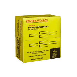 Powernail 15.5 GA PowerStaples 2'' (5000ct) Item No: PS2005