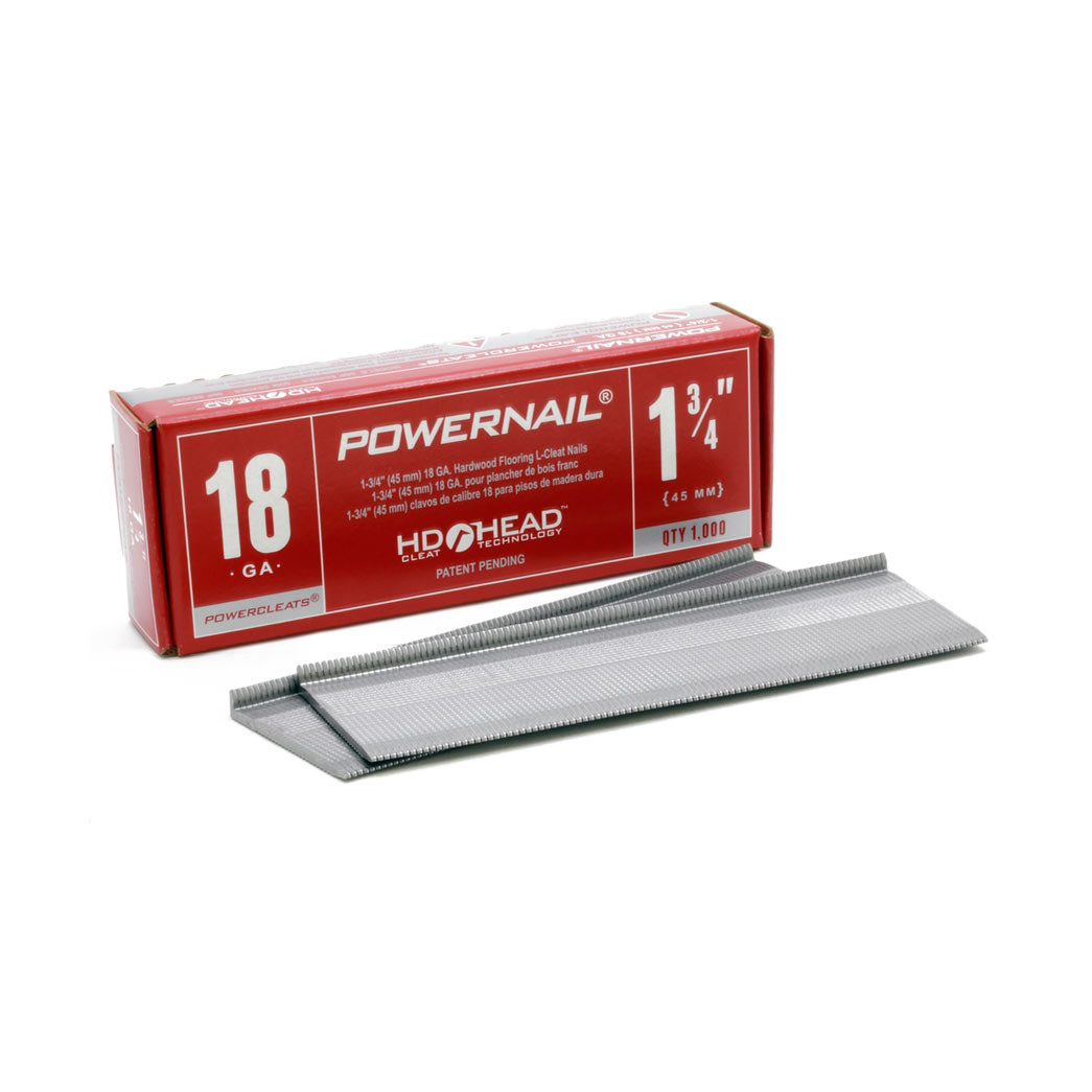 Powernail 18 GA. PowerCleats 1 3/4'' (1000ct) Item No: L17518