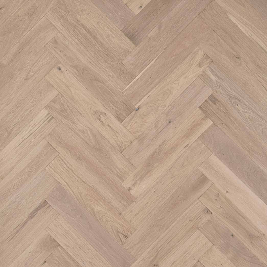 Mannington Hardwood Park City Herringbone Snowcap HPLS37SNWF1