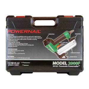 Powernail Model 2000F 20 Gauge Trigger Pull Nailer Kit