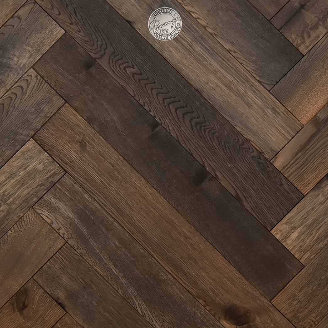 Earth Grey Herringbone Oak Waterproof LVT Flooring