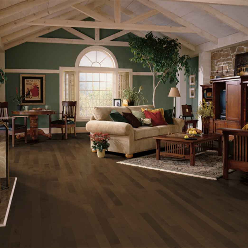 dark maple wood floor